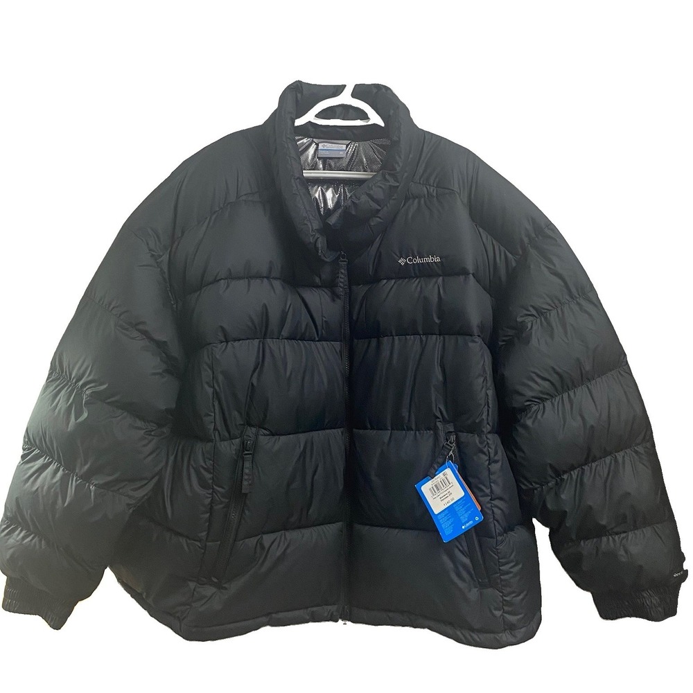 Columbia Women Black Puffer Jacket Pike Lake II Heat Reflective Winter Coat 3XL